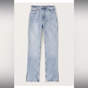 Abercrombie 90s Ultra High Rise Straight Jeans